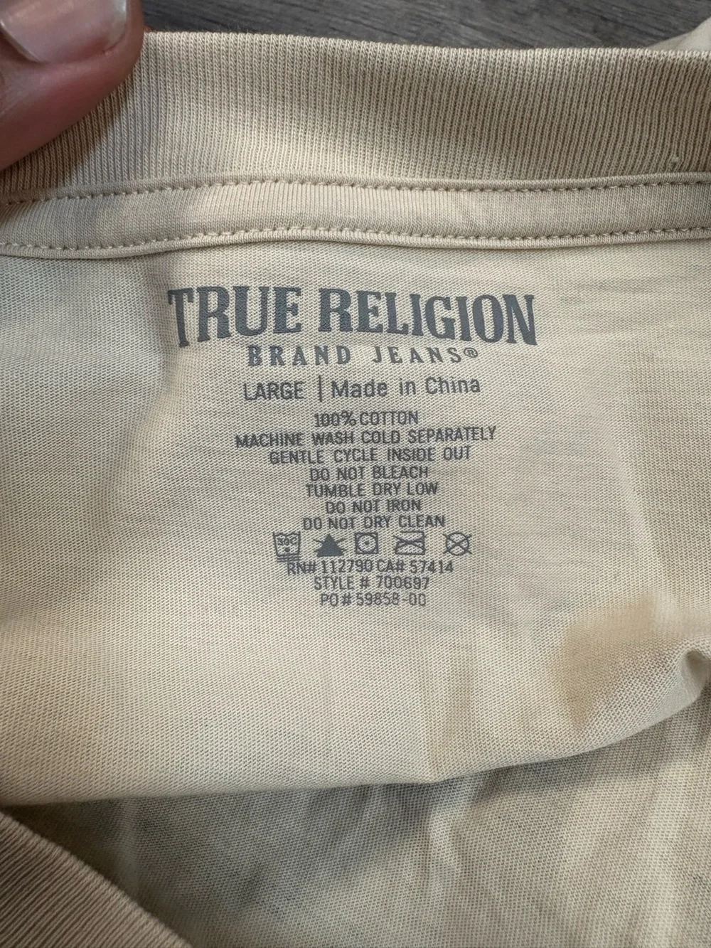 True religion logo tee